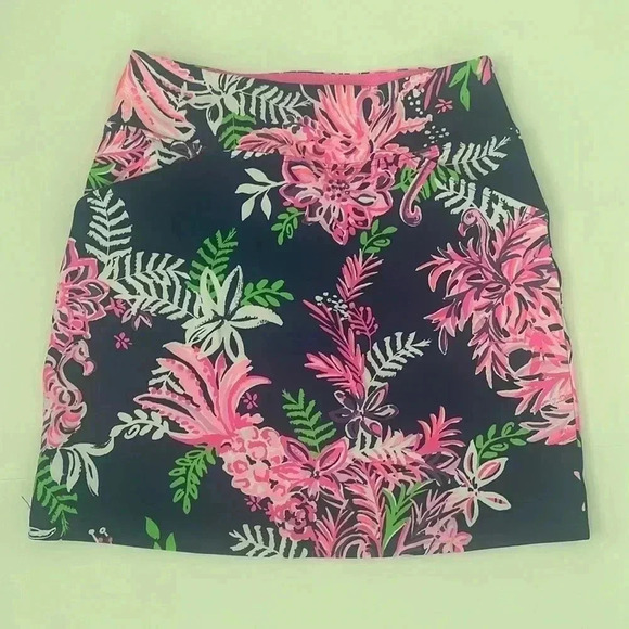 Lilly Pulitzer Monica golf skort in Oyster bay navy ruffle your feathers size 00 - Picture 2 of 10